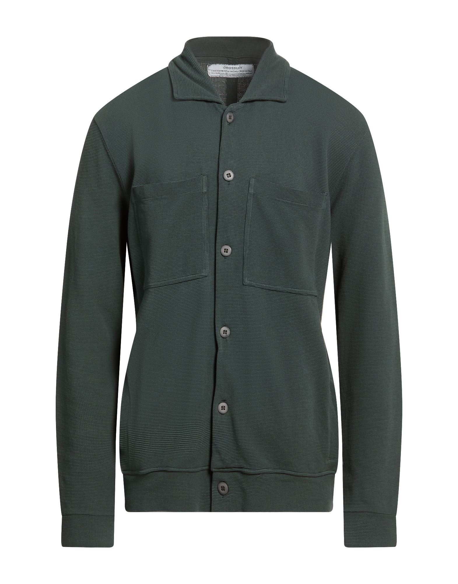 CROSSLEY Strickjacke Herren Dunkelgrün von CROSSLEY