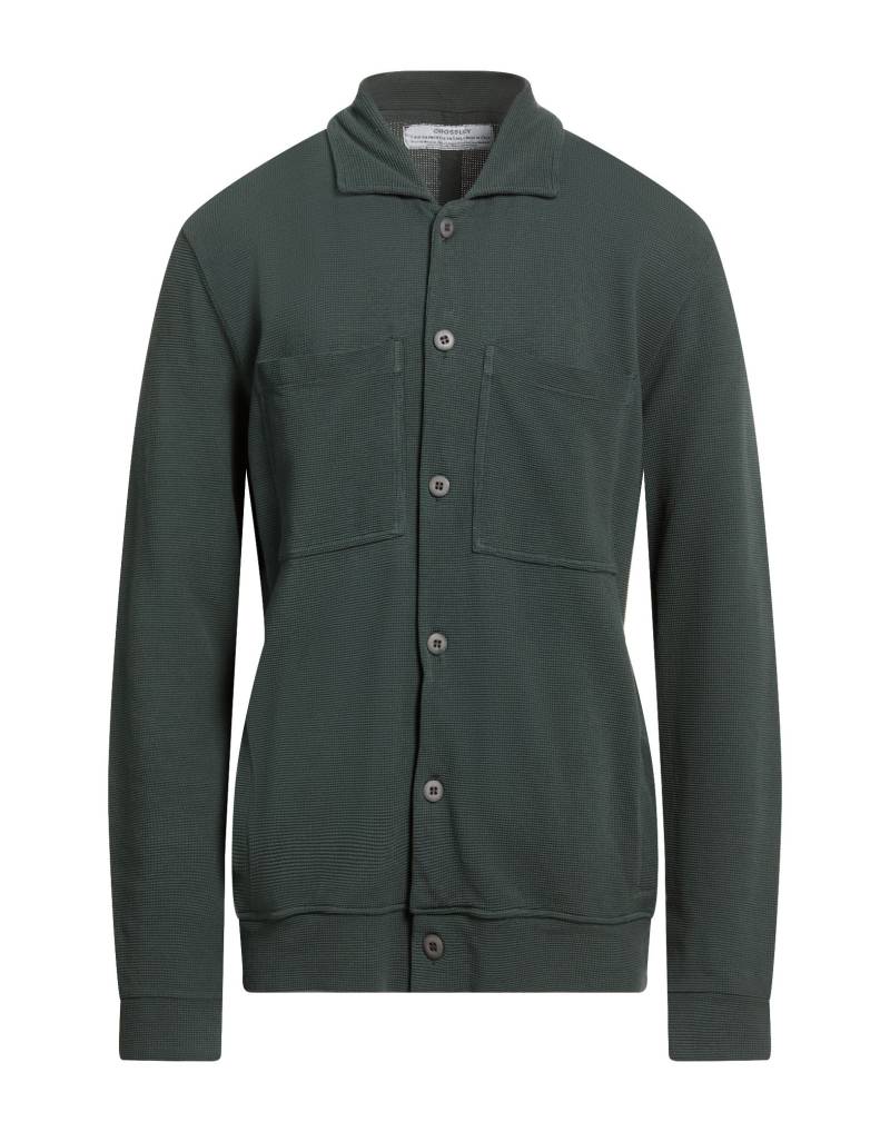 CROSSLEY Strickjacke Herren Dunkelgrün von CROSSLEY