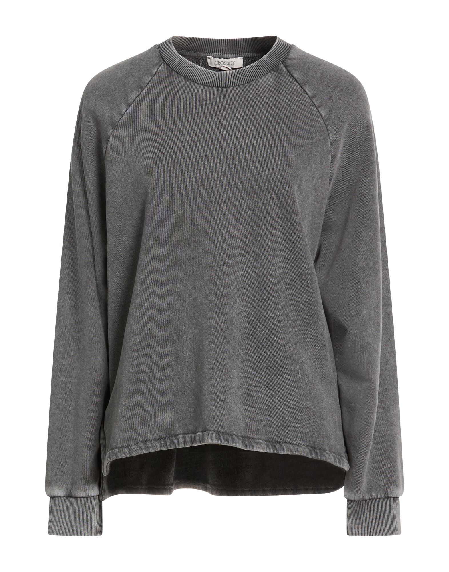 CROSSLEY Sweatshirt Damen Braungrau CROSSLEY Sweatshirt Damen Braungrau von CROSSLEY