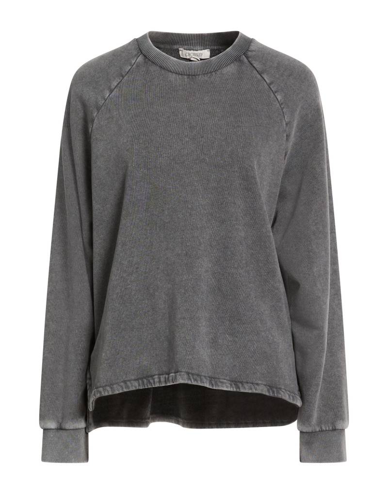 CROSSLEY Sweatshirt Damen Braungrau von CROSSLEY