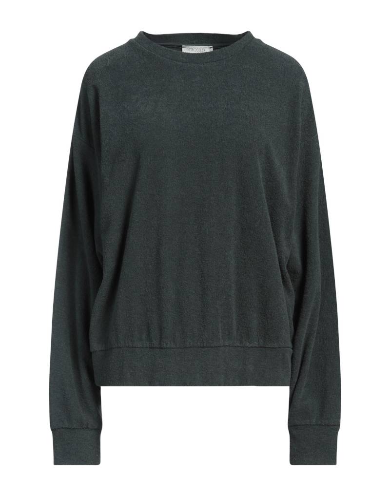 CROSSLEY Sweatshirt Damen Dunkelgrün von CROSSLEY