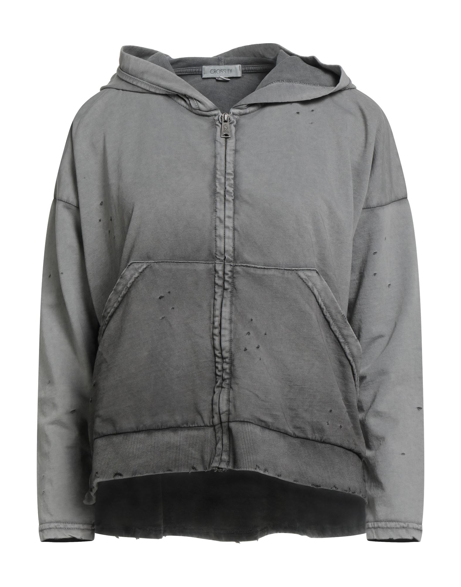 CROSSLEY Sweatshirt Damen Hellgrau CROSSLEY Sweatshirt Damen Hellgrau von CROSSLEY