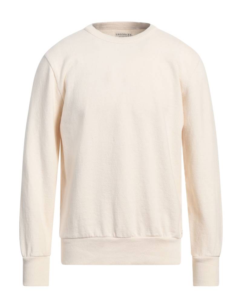 CROSSLEY Sweatshirt Herren Elfenbein von CROSSLEY