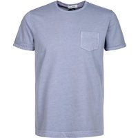 CROSSLEY Herren T-Shirt blau Baumwolle von CROSSLEY