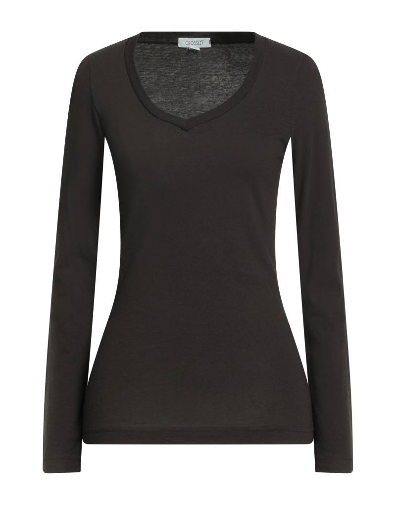 CROSSLEY T-shirts Damen Dunkelbraun von CROSSLEY