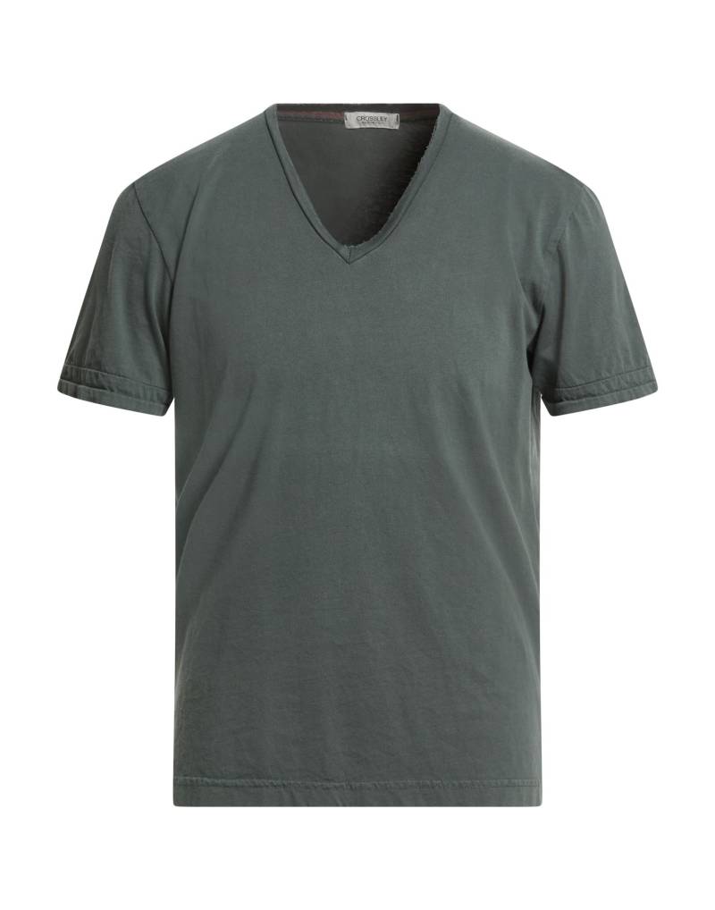 CROSSLEY T-shirts Herren Braungrau von CROSSLEY