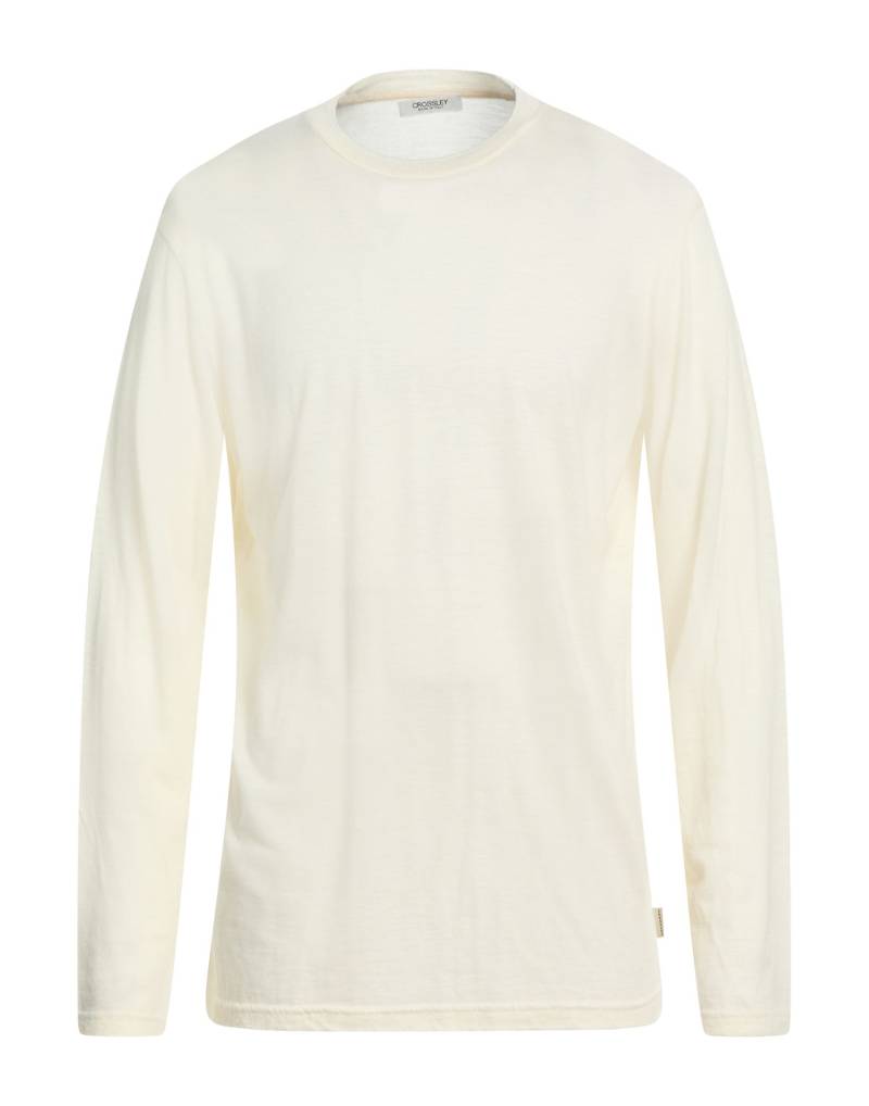 CROSSLEY T-shirts Herren Cremeweiß von CROSSLEY