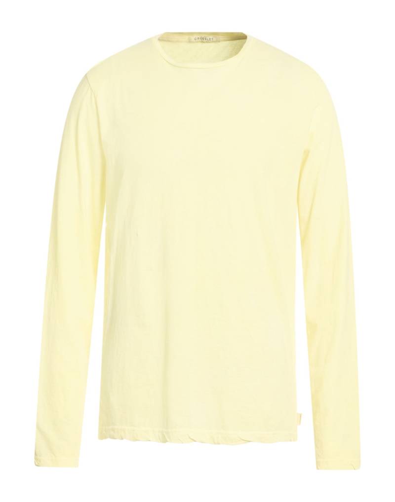 CROSSLEY T-shirts Herren Pastellgelb CROSSLEY T-shirts Herren Pastellgelb von CROSSLEY
