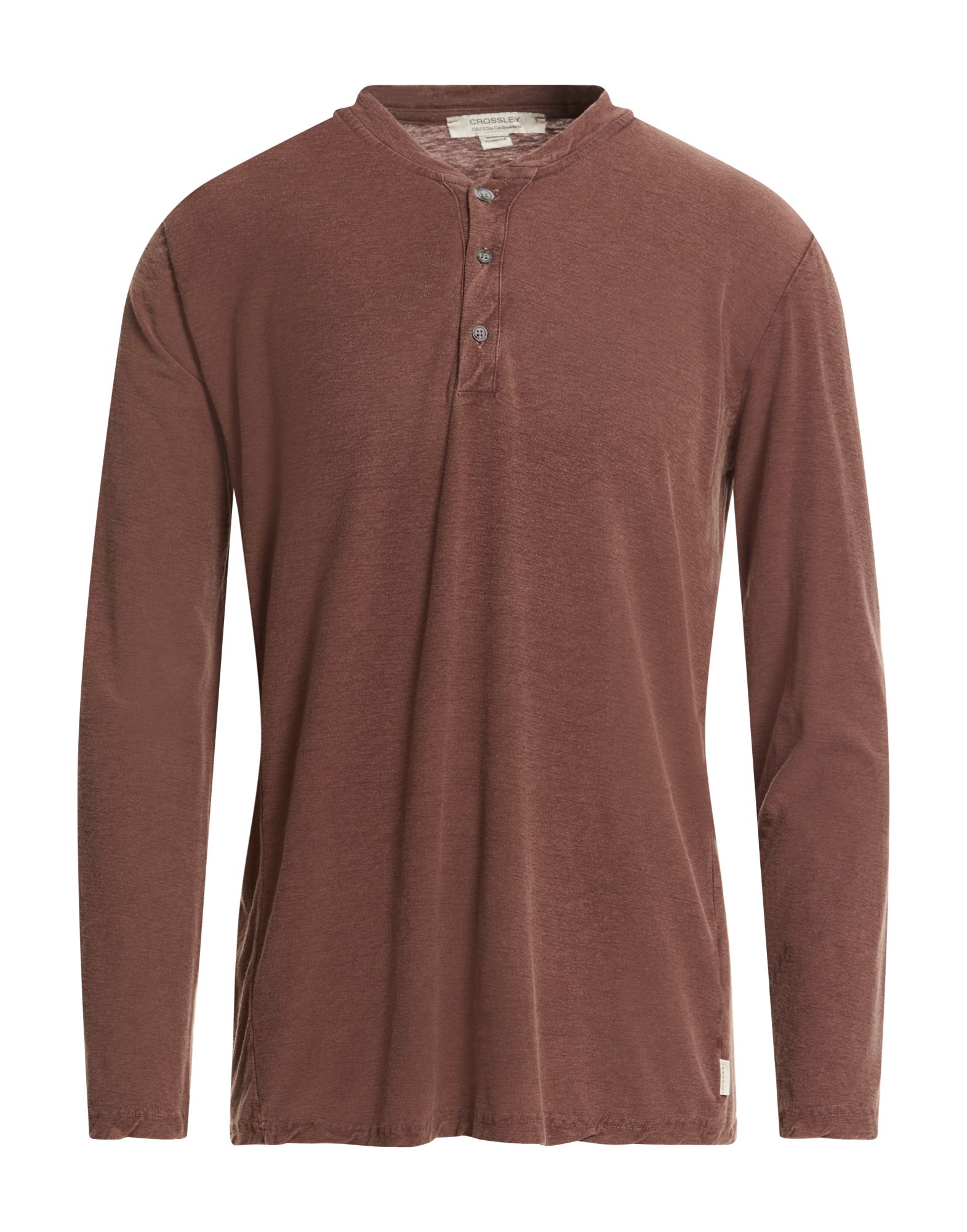 CROSSLEY T-shirts Herren Schokobraun von CROSSLEY