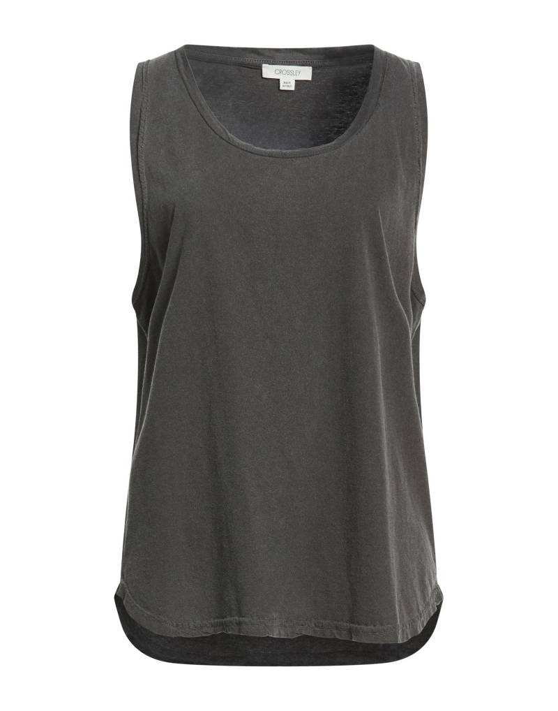 CROSSLEY Tank Top Damen Braungrau von CROSSLEY