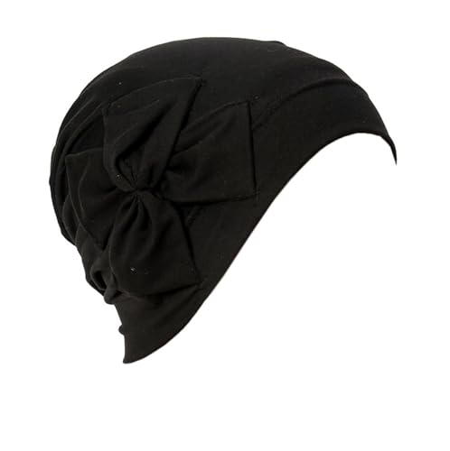 Chemo Turbans for Women Chemo Headwear Bow Cap Soft Cancer Hats Beanies Head Covering for Winter Gift von CROSTRITON