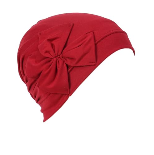 Chemo Turbans for Women Chemo Headwear Bow Cap Soft Cancer Hats Beanies Head Covering for Winter Gift von CROSTRITON