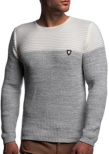 Carisma Herren - Strickpullover 7288 Streetwear Menswear Autumn/Winter Knit Knitwear Sweater CRSM CARISMA Fashion- Gr. M, Ecru von Karl´s People