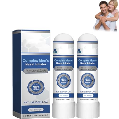 Hardrect Inhalator, Hardrect Naseninhalator für Männer, Menstick Naseninhalator, Complex Naseninhalator für Männer, Inhalator zur männlichen Prostatapflege (2PCS) von CRTZHA