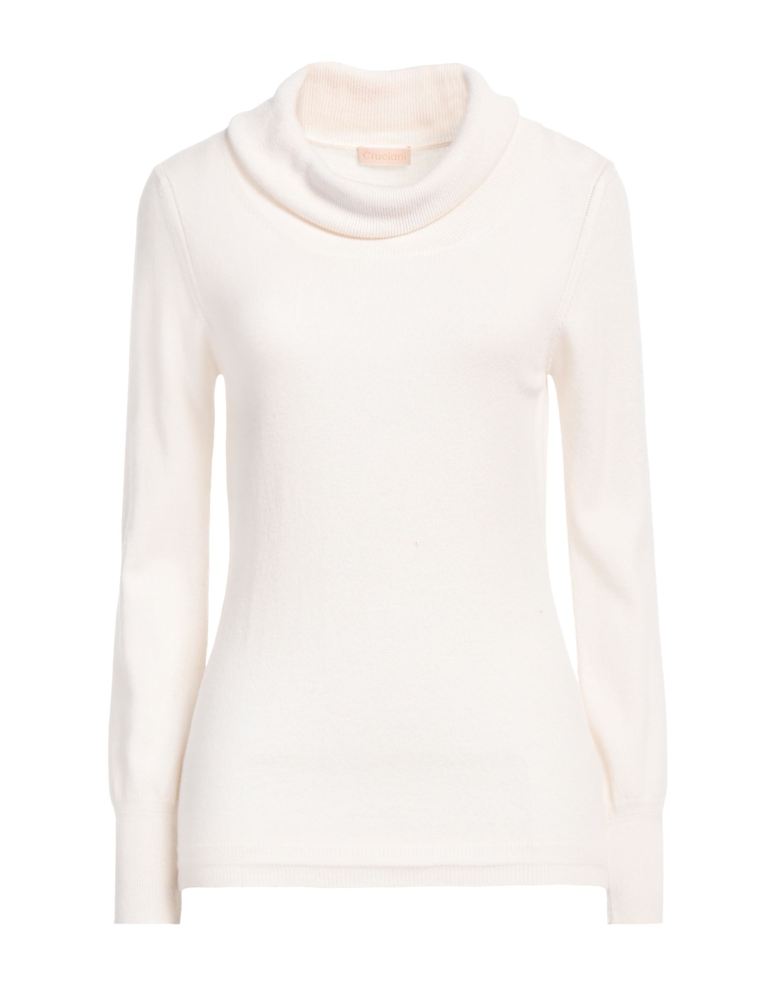 CRUCIANI Rollkragenpullover Damen Cremeweiß von CRUCIANI