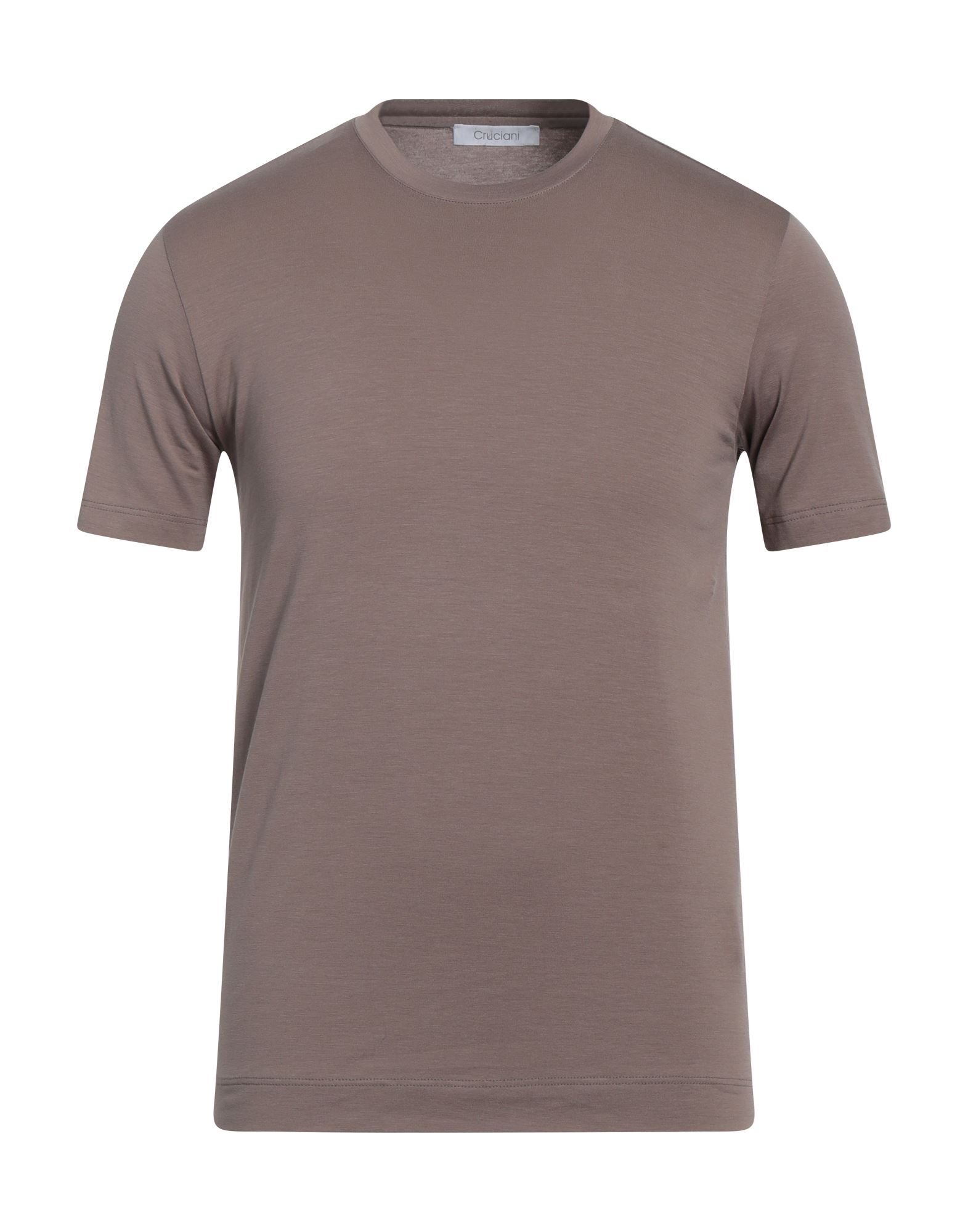 CRUCIANI T-shirts Herren Hellbraun von CRUCIANI