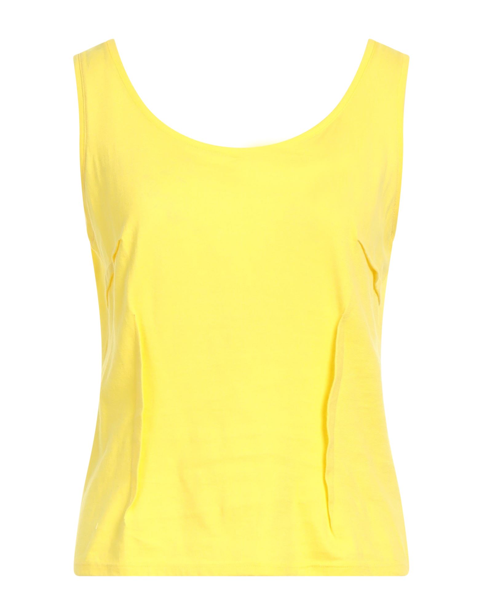 CRUCIANI Tank Top Damen Gelb von CRUCIANI