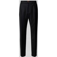 CRUNA Stoffhose aus Schurwolle mit Eingrifftaschen Modell 'Mitte' in Black, Größe 52 von CRUNA
