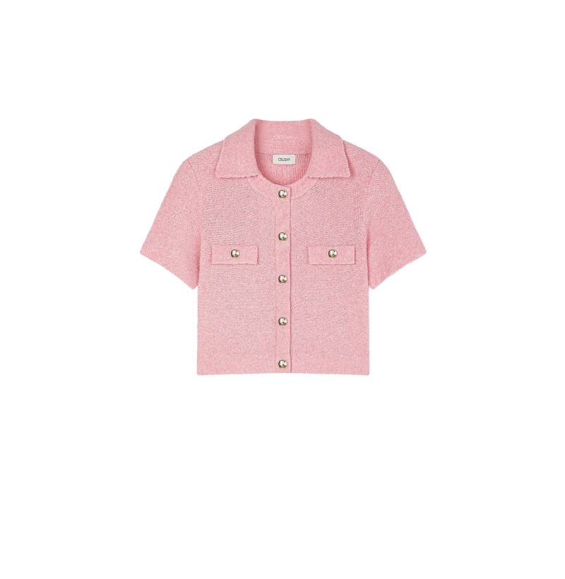 CRUSH Collection | BOUCLÉ SHORT-SLEEVED JACKET | Women's Tops von CRUSH Collection