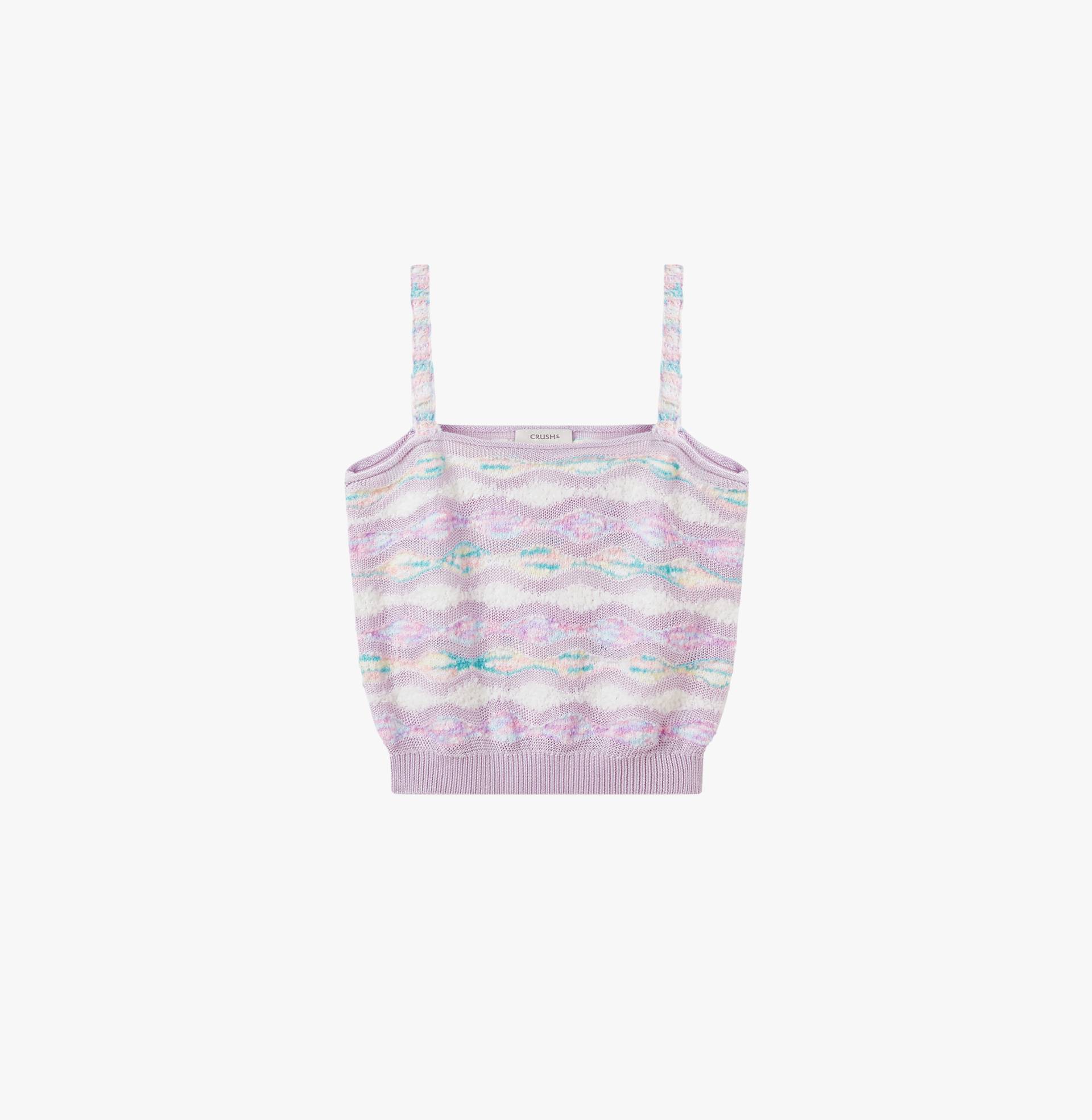 COLORFUL STRIPED TANK TOP - Multi color - S - CRUSH Collection - Tops COLORFUL STRIPED TANK TOP - Multi color - S - CRUSH Collection - Tops von CRUSH Collection