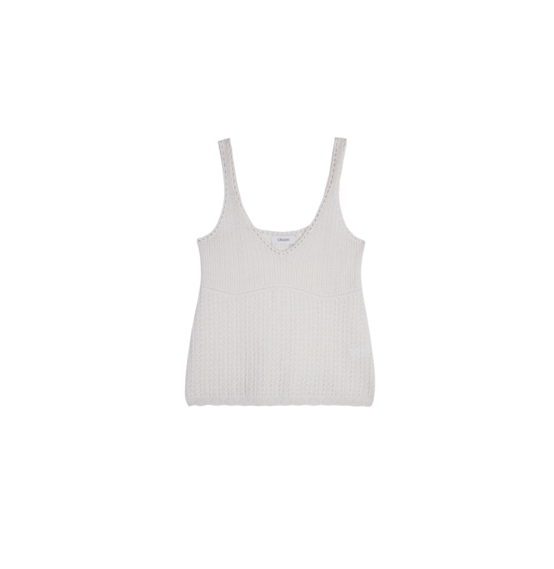 CROCHET CAMISOLE - White - XS - CRUSH Collection - Tops CROCHET CAMISOLE - White - XS - CRUSH Collection - Tops von CRUSH Collection