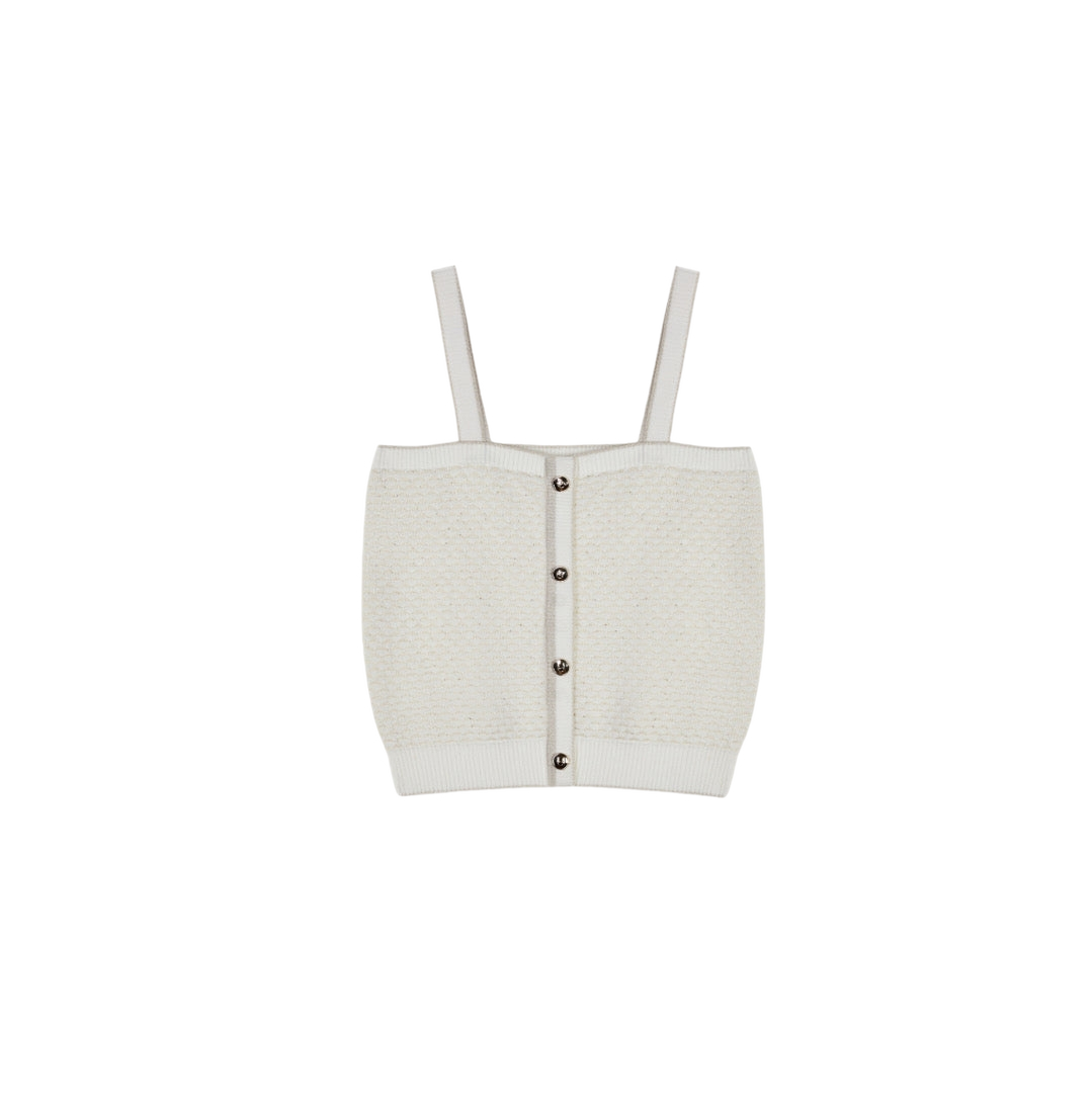 METALLIC CAMISOLE - White - S - CRUSH Collection - Crop tops METALLIC CAMISOLE - White - S - CRUSH Collection - Crop tops von CRUSH Collection