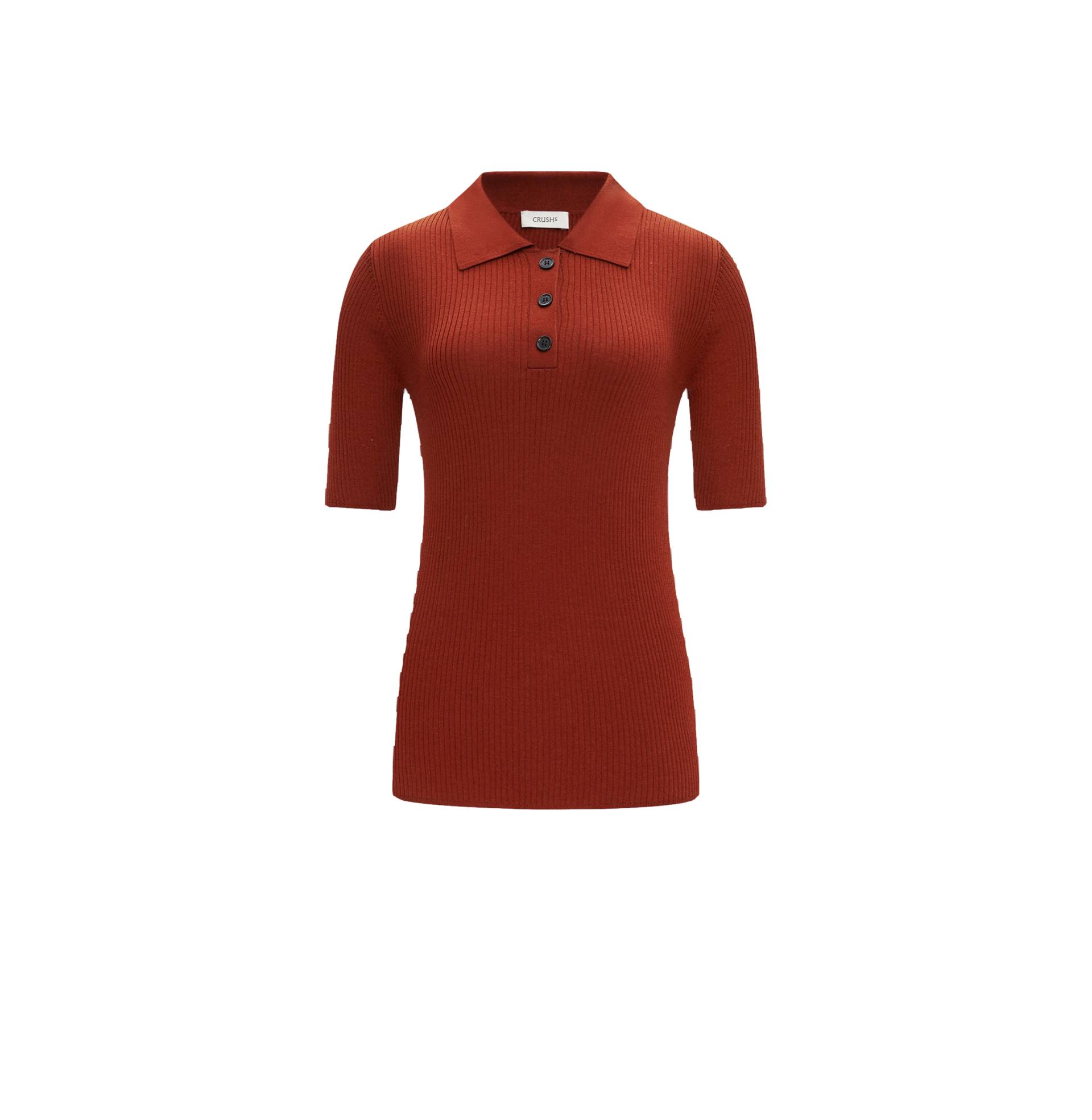 SILK AND WOOL POLO SHIRT von CRUSH Collection