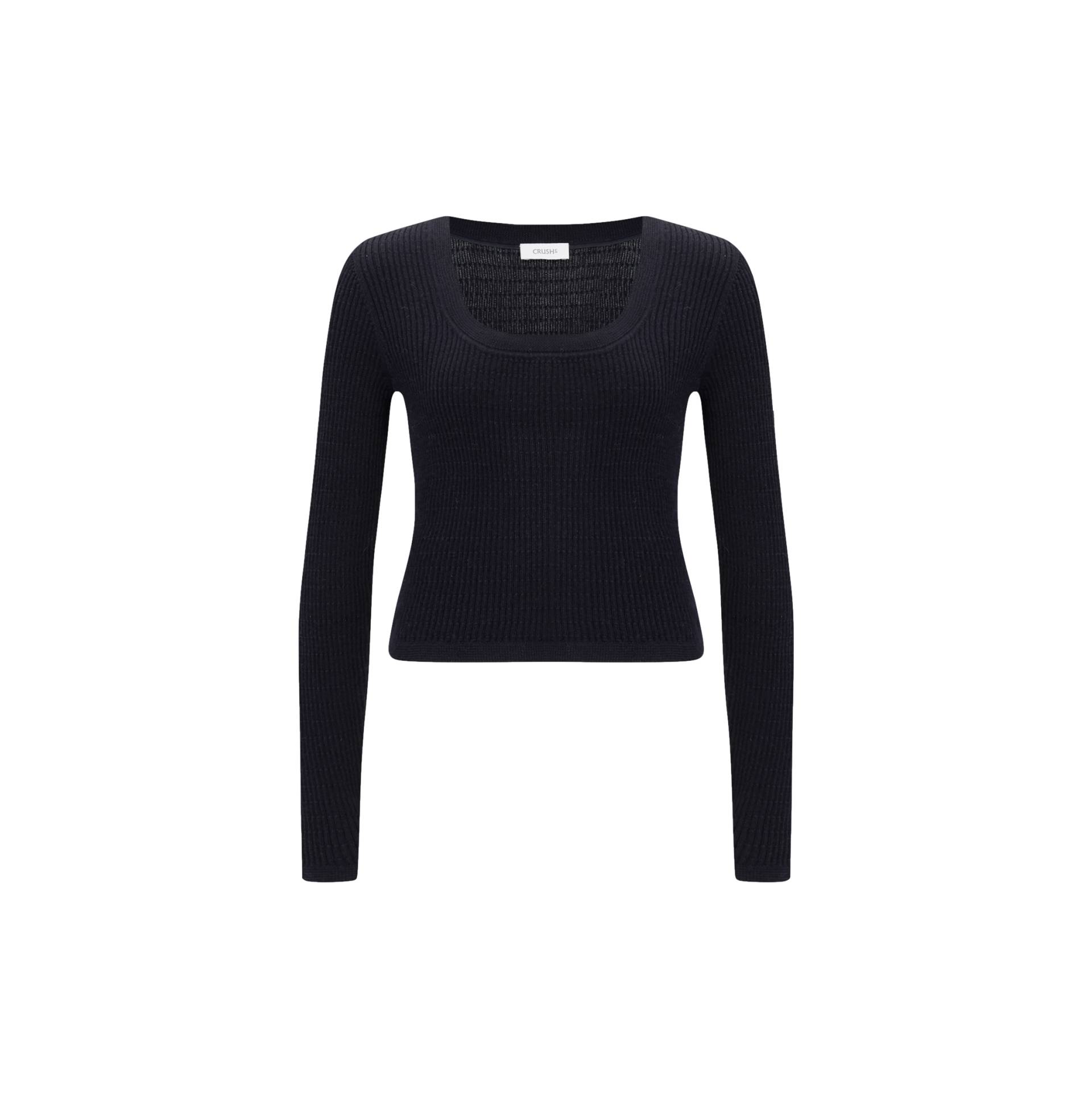 SILK CASHMERE CABLE-KNIT U-NECK SWEATER - Pink - M - CRUSH Collection - Tops SILK CASHMERE CABLE-KNIT U-NECK SWEATER - Pink - M - CRUSH Collection - Tops von CRUSH Collection