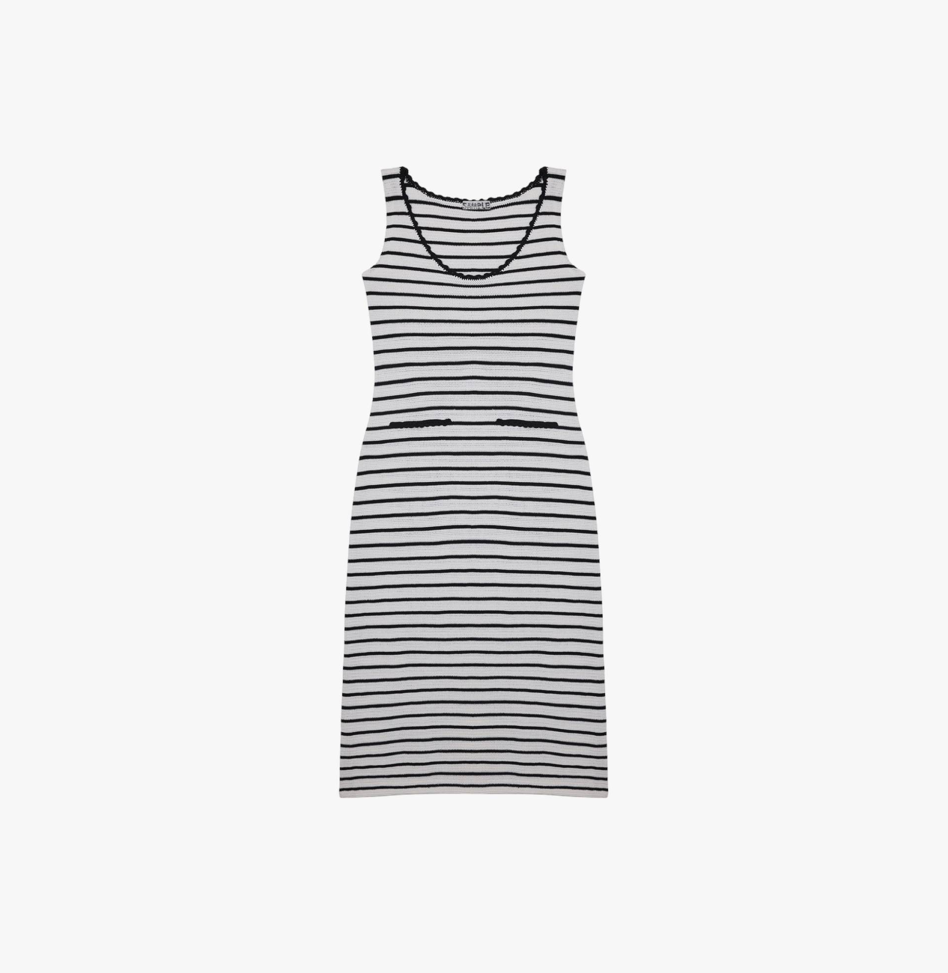 STRIPED DRESS - Multi color - M - CRUSH Collection - Midi dresses von CRUSH Collection