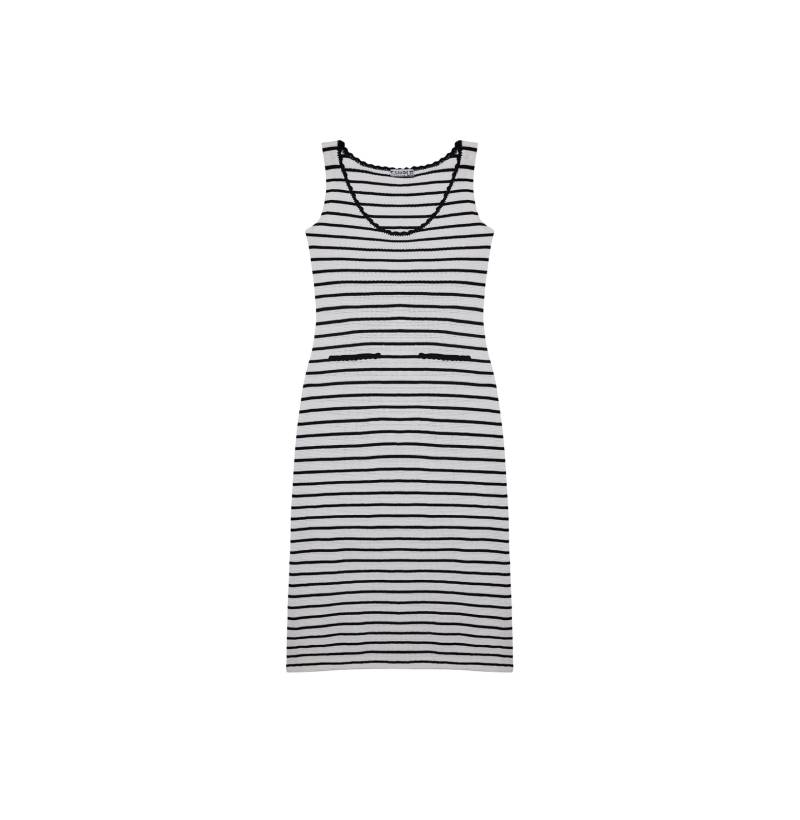 STRIPED DRESS - Multi color - S - CRUSH Collection - Midi dresses von CRUSH Collection