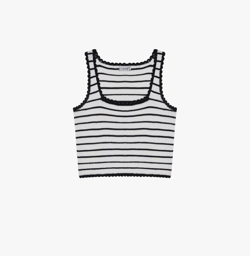 STRIPED TANK TOP - Multi color - M - CRUSH Collection - Tops von CRUSH Collection