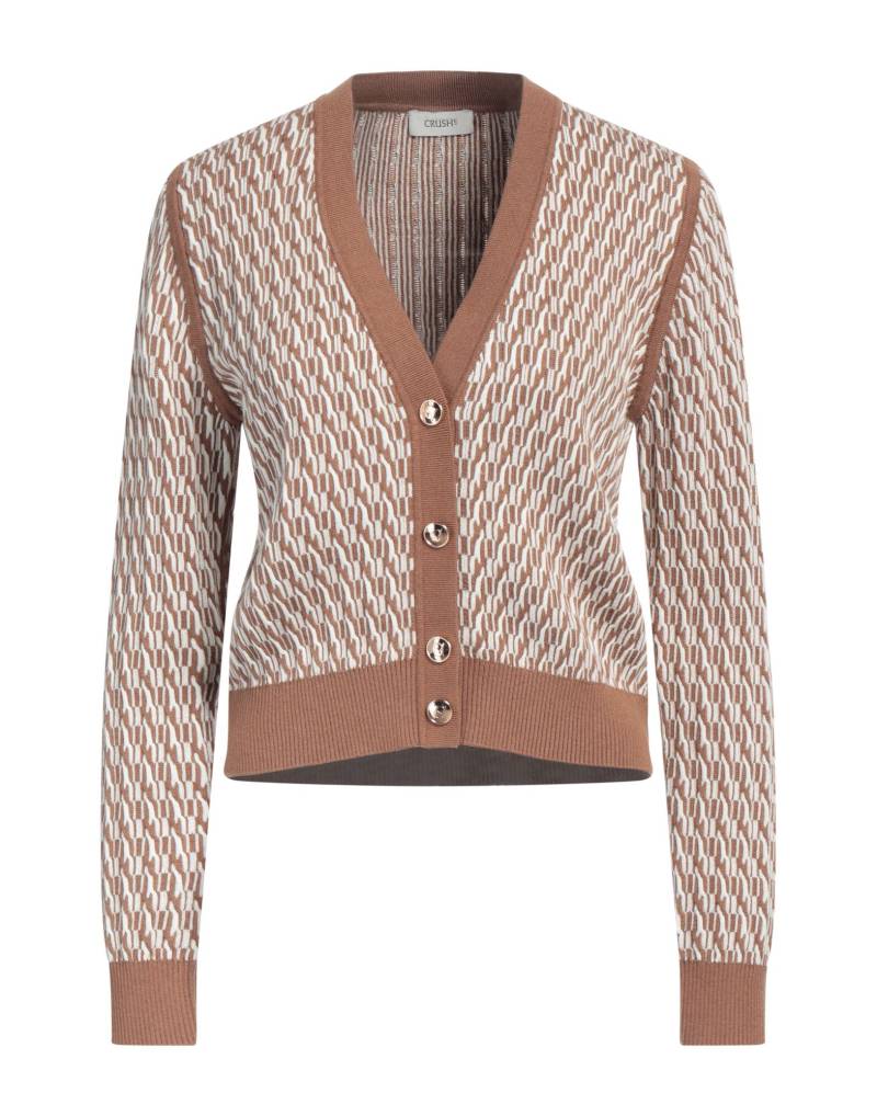CRUSH Strickjacke Damen Braun von CRUSH