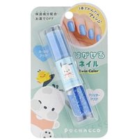 CRUX - Sanrio Pochacco Twin Color Peel Off Nail Polish Light Blue von CRUX