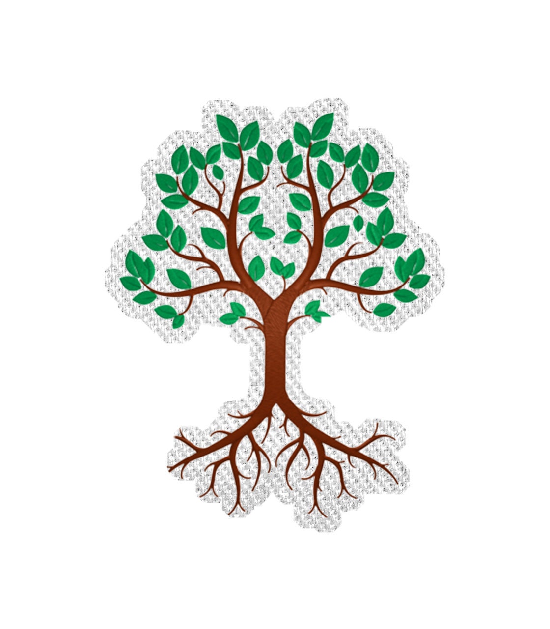 Aufbügler/Großer Baum Des Lebens Aufnäher - Nähen Auf Gestickten Großer Embroidery Patch von CRWPatches