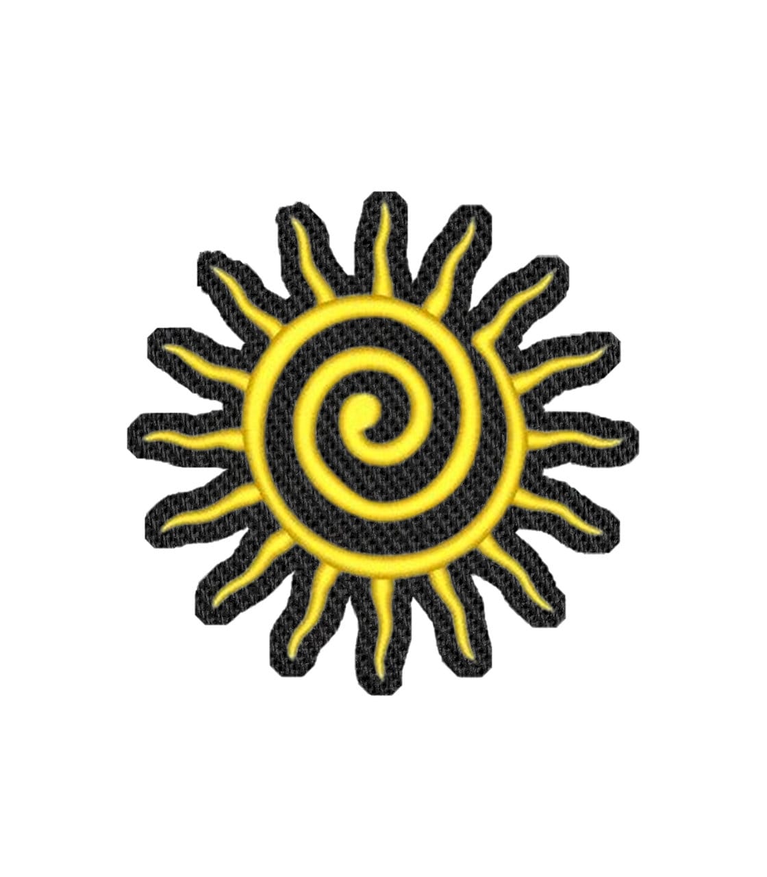Eternal Sun Planet Aufnäher/Bestickter Patches - Einfache Benutzerdefinierte Stickerei Frauen Applikation Verdienst Anstecker Für Kleidung Jacke von CRWPatches