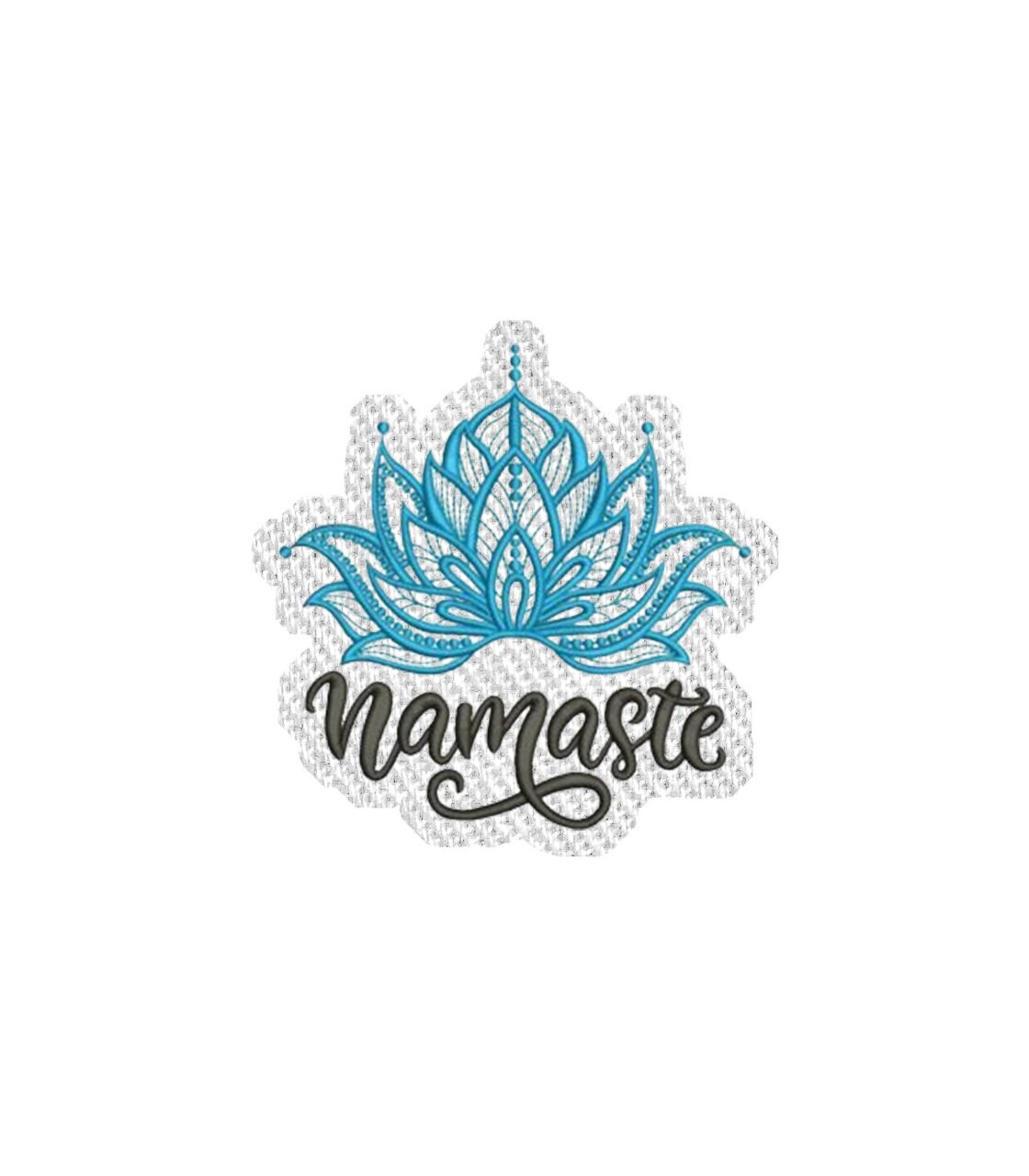 Namaste Aufnäher/Bestickter Patches - Awareness & Inspiration Embroidery Damen Applikation Verdienst Für Bekleidung Jacke von CRWPatches