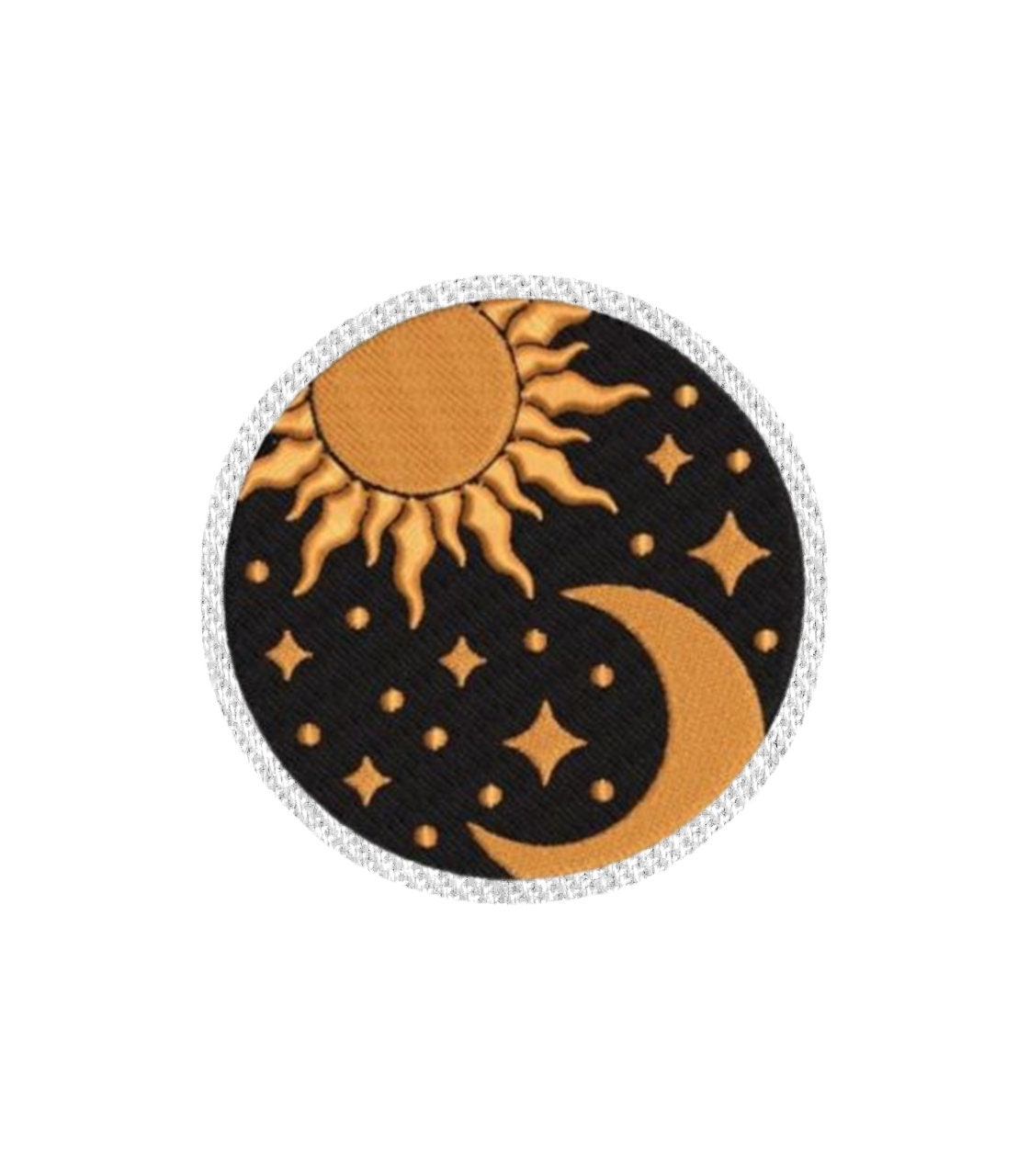 Sun Moon & Stars Aufnäher/Kinderzimmer Eternal Planet Embroidery Frauen Applikation Verdienst Anstecker Für Bekleidung Jacke von CRWPatches