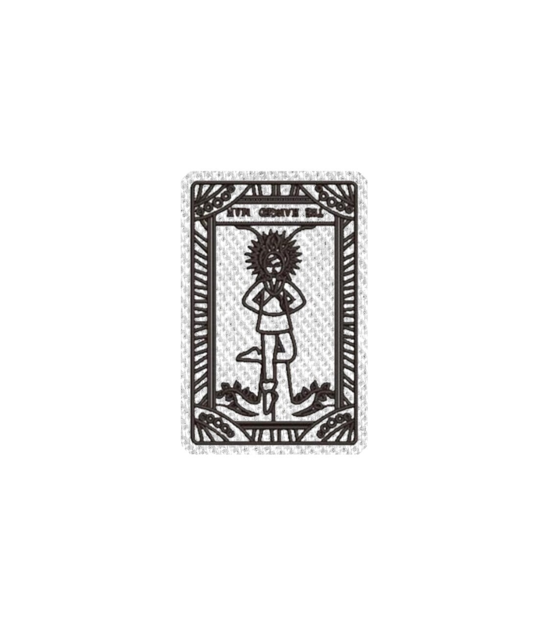 Tarot Karte Gebügelter Mann Aufnäher/Bestickte Patches -Religion & Glaube Stickerei Frauen Applikation Verdienst Anstecker Für Bekleidung Jacke von CRWPatches