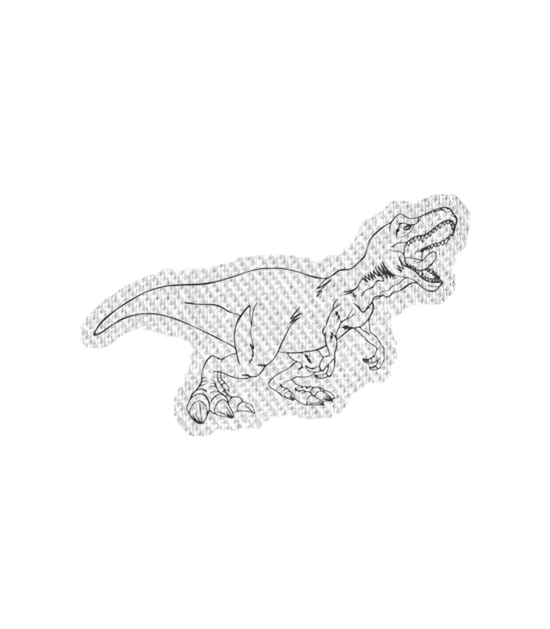 Tyrannosaurus Rex Aufnäher/Bestickte Patches - Tiere Dinosaurier Frauen Applikation Verdienst Anstecker Für Kleidung Jacke von CRWPatches