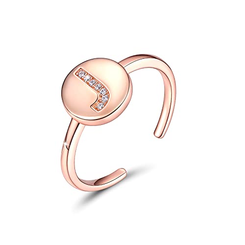 CRYSLOVE Buchstabe Ringe für Damen Mädchen 925 Sterling Silber Rose Gold Offener Verstellbare Initiale Alphabet A-Z Personalisierter Ring mit Geschenkbox CRYSLOVE Buchstabe Ringe für Damen Mädchen 925 Sterling Silber Rose Gold Offener Verstellbare Initiale Alphabet A-Z Personalisierter Ring mit Geschenkbox von CRYSLOVE