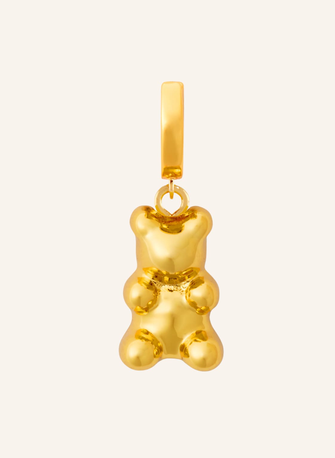 Crystal Haze Anhänger Mini Nostalgia Bear Hoop By Glambou gold von CRYSTAL HAZE