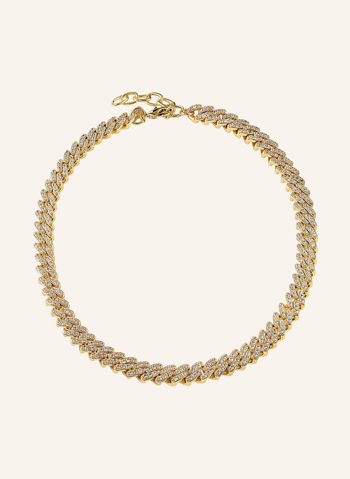 Crystal Haze Kette Mexican Chain By Glambou gold von CRYSTAL HAZE