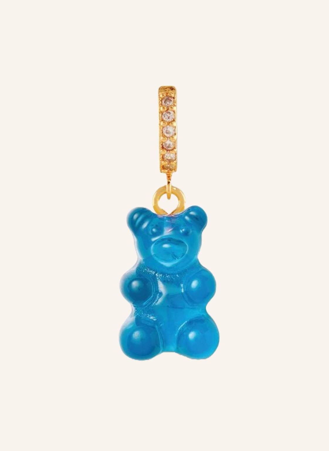 Crystal Haze Single-Ohrring Azure Nostalgia Bear Hoop By Glambou blau Crystal Haze Single-Ohrring Azure Nostalgia Bear Hoop By Glambou blau von CRYSTAL HAZE