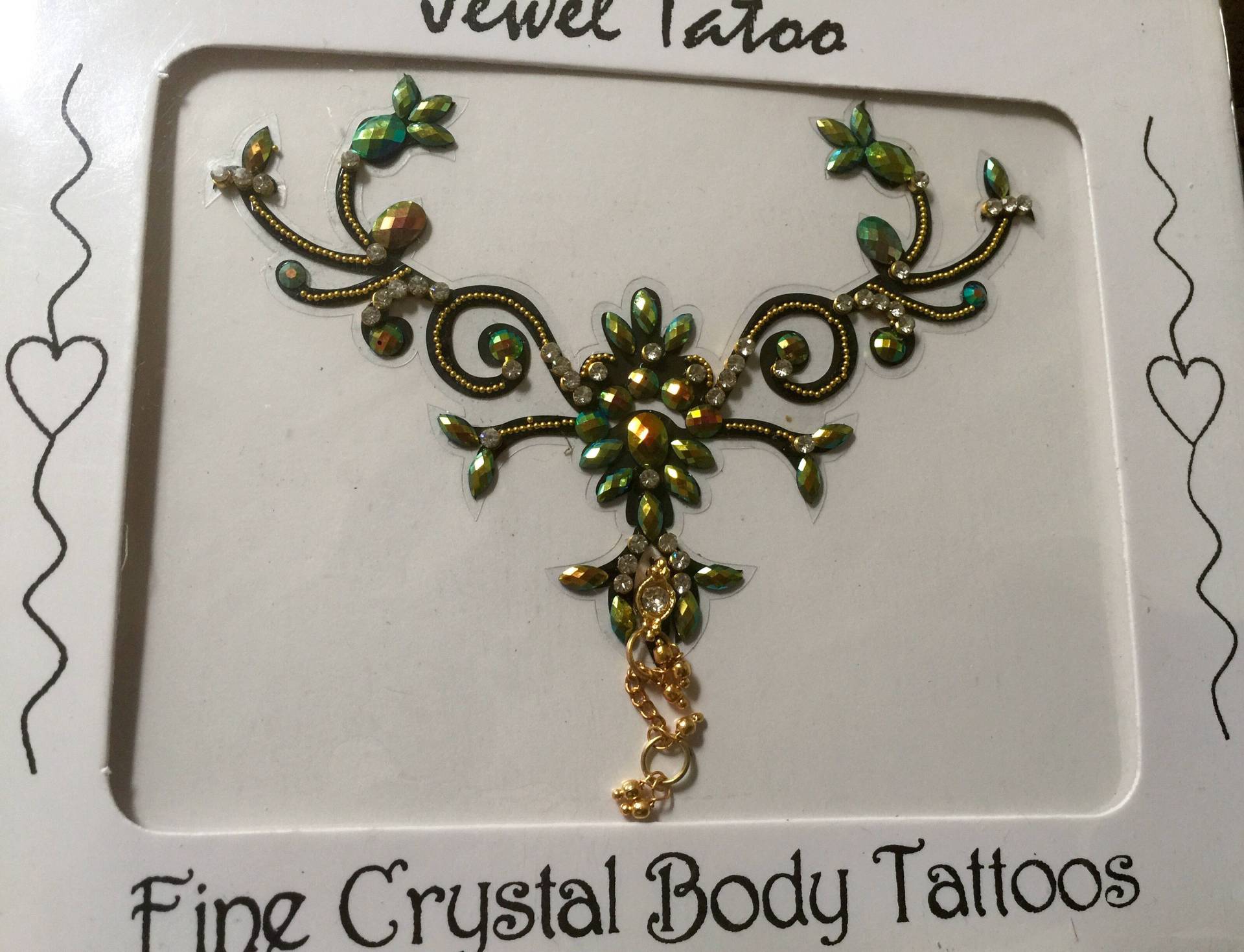 Vajazzle Sexiest Crotch Tragbare Kunst, Selbstklebend, Wiederverwendbar in Schwarz Und Aurora Better Beads Europe, Jennifer Love Hewitt Hat Es von CRYSTALBODYART