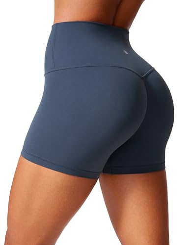 CRZ YOGA Butterlift Damen Butt Scrunch Sportshorts Push Up Kurze Laufshorts Radlerhose High Waist Gym Fitness Shorts - 10cm Sternenlicht 38 CRZ YOGA Butterlift Damen Butt Scrunch Sportshorts Push Up Kurze Laufshorts Radlerhose High Waist Gym Fitness Shorts - 10cm Sternenlicht 38 von CRZ YOGA