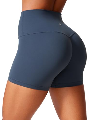 CRZ YOGA Butterlift Damen Scrunch Butt Lifting Gym Shorts - 10cm Push Up Booty Biker Shorts Hoch Taille Radlerhose Yoga Kurze Sportshorts Sternenlicht 40 CRZ YOGA Butterlift Damen Scrunch Butt Lifting Gym Shorts - 10cm Push Up Booty Biker Shorts Hoch Taille Radlerhose Yoga Kurze Sportshorts Sternenlicht 40 von CRZ YOGA