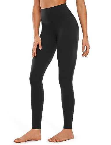CRZ YOGA Butterluxe Damen Extra-Lang Sport Leggings - 78cm High Waist Blickdicht Sporthose Yoga Hosen Buttery Soft Gym Laufhose Schwarz 40 von CRZ YOGA