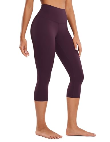 CRZ YOGA Butterluxe Damen High Waist 3/4 Leggings Capri Blickdicht Sport Yoga Fitness Sommer Sporthose - 48cm Dunkellila 44 CRZ YOGA Butterluxe Damen High Waist 3/4 Leggings Capri Blickdicht Sport Yoga Fitness Sommer Sporthose - 48cm Dunkellila 44 von CRZ YOGA