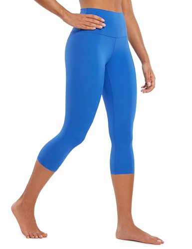 CRZ YOGA Butterluxe Damen High Waist 3/4 Leggings Capri Blickdicht Sport Yoga Fitness Sommer Sporthose - 48cm Funkelndes Blau 36 CRZ YOGA Butterluxe Damen High Waist 3/4 Leggings Capri Blickdicht Sport Yoga Fitness Sommer Sporthose - 48cm Funkelndes Blau 36 von CRZ YOGA
