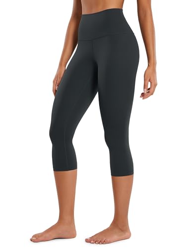 CRZ YOGA Butterluxe Damen High Waist 3/4 Leggings Capri Blickdicht Sport Yoga Fitness Sommer Sporthose - 48cm Melanit 40 CRZ YOGA Butterluxe Damen High Waist 3/4 Leggings Capri Blickdicht Sport Yoga Fitness Sommer Sporthose - 48cm Melanit 40 von CRZ YOGA